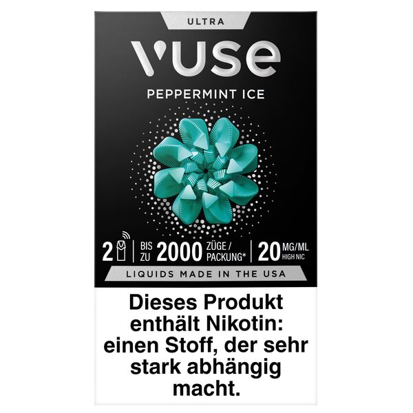 Vuse Prefilled Pod Ultra (2 Stück Pro Packung) Peppermint Ice