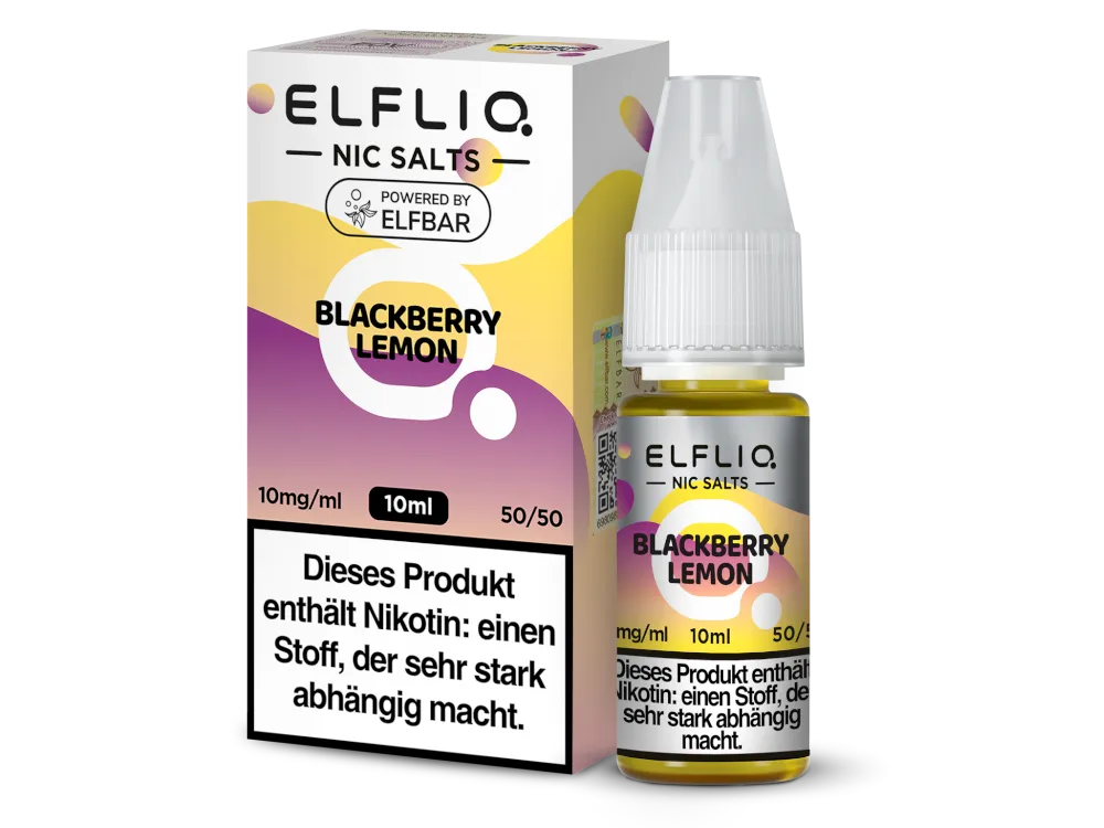 Elfliq Nikotinsalz Liquid Blackberry Lemon 10mg/ml 10ml