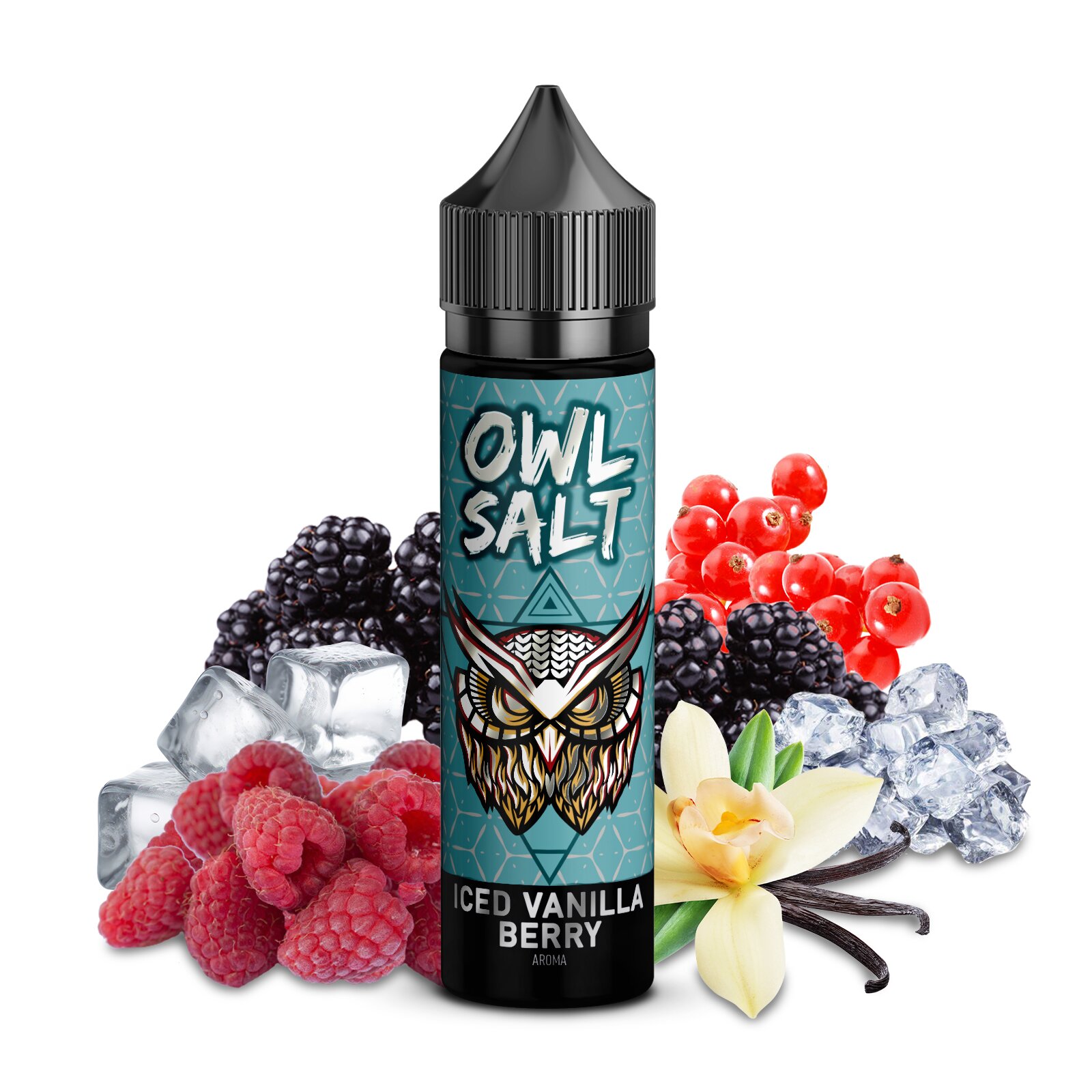 Owl Salt Aroma Iced Vanilla Berry 10ml (Longfill)