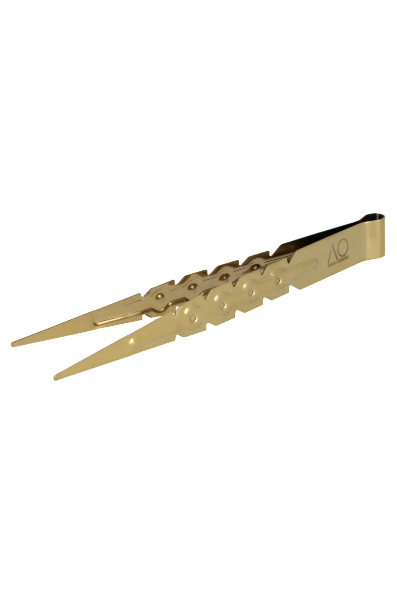AO Kohlezange Edelstahl 22cm Gold