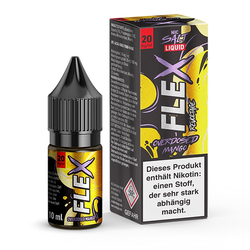Revoltage Nikotinsalz Liquid Flex Overdosed Mango 20mg/ml 10ml