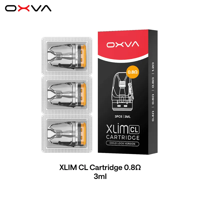 Oxva Pods Xlim CL 0,8 Ohm (3 Stck pro Packung) | 0,8 Ohm | TSSW105095.2 Oxva Pods Xlim CL 0,8 Ohm (3 Stck pro Packung) | 0,8 Ohm | TSSW105095.2