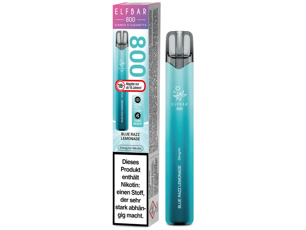 Elfbar Einweg E-Zigarette 800 Blue Razz Lemonade