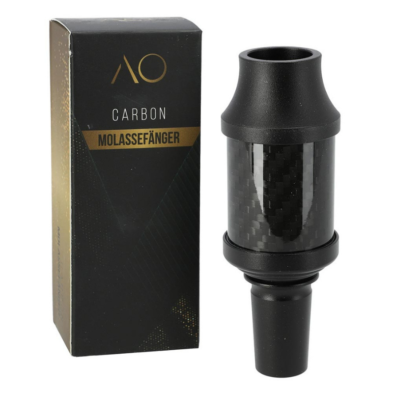 AO Carbon Molassefänger Aluminium Schwarz 18/8