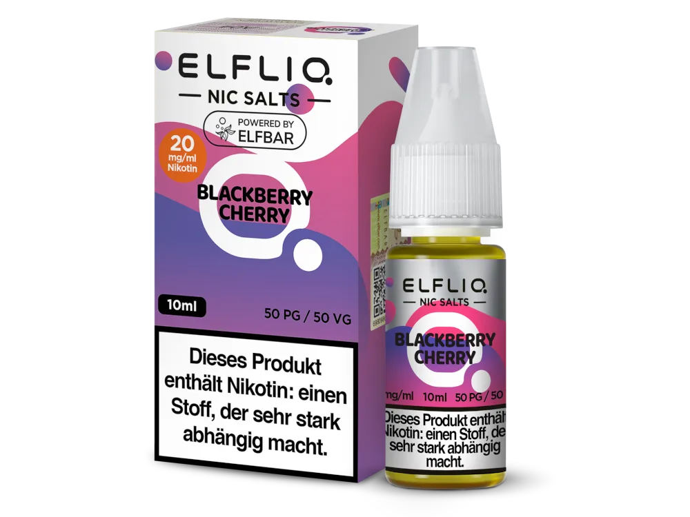 Elfliq Nikotinsalz Liquid Blackberry Cherry 20mg/ml 10ml
