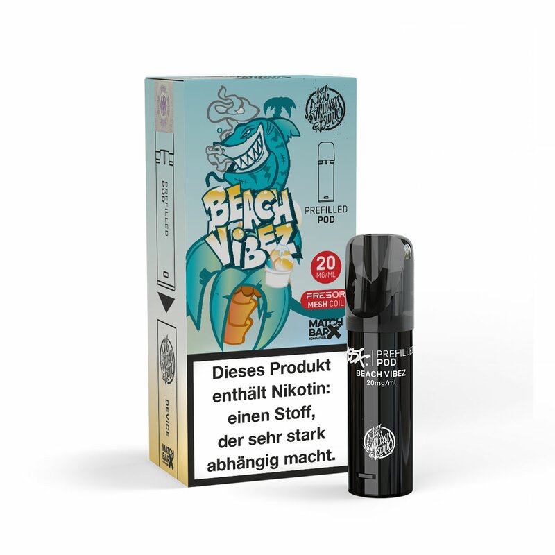 187 Strassenbande Prefilled Pod Beach Vibez 20mg/ml