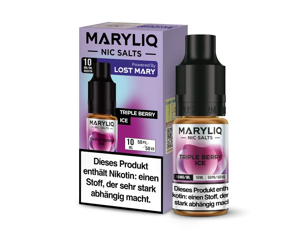 Maryliq Nikotinsalz Liquid Triple Berry Ice 10mg/ml 10ml
