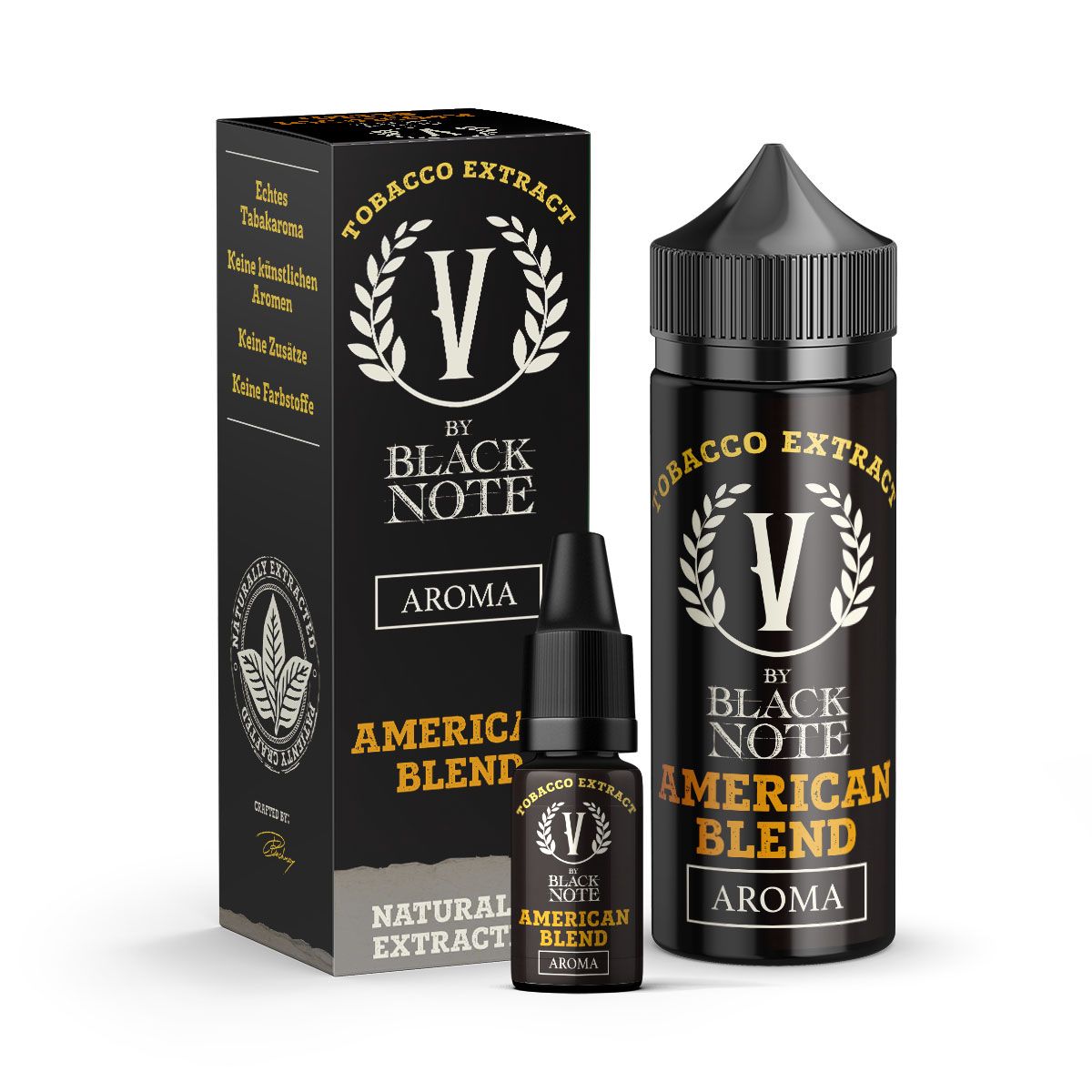 V by Black Note American Blend 10ml Aroma  (Longfill)