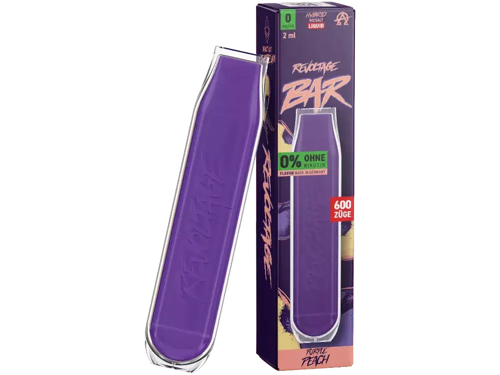 Revoltage Einweg E-Zigarette Purple Peach 0mg/ml