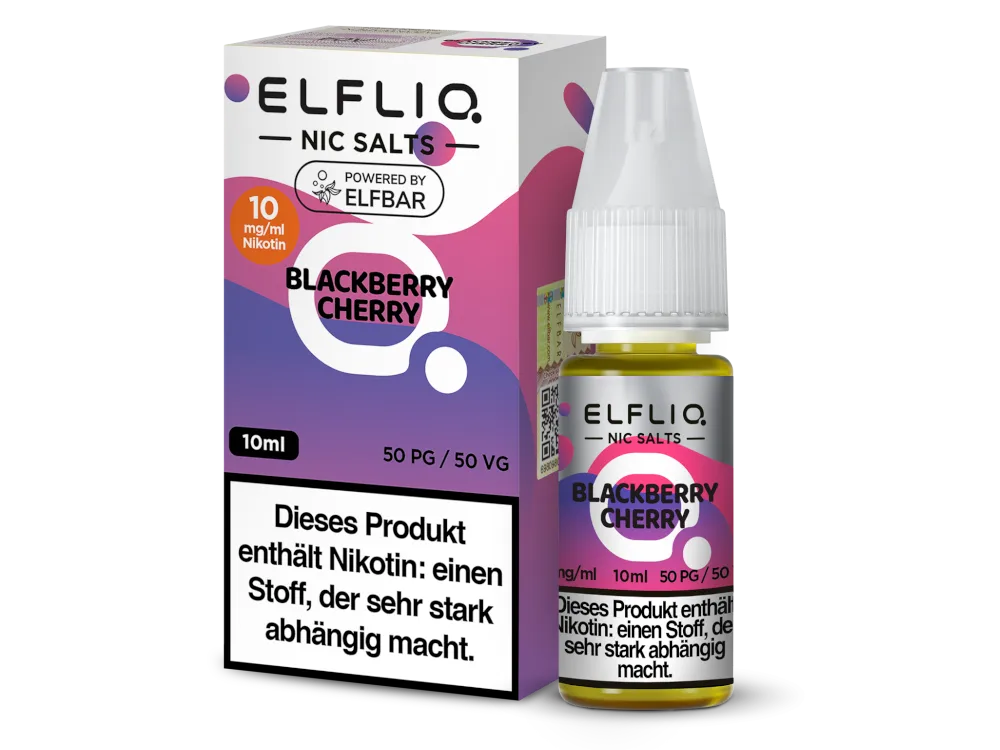 Elfliq Nikotinsalz Liquid Blackberry Cherry 10mg/ml 10ml