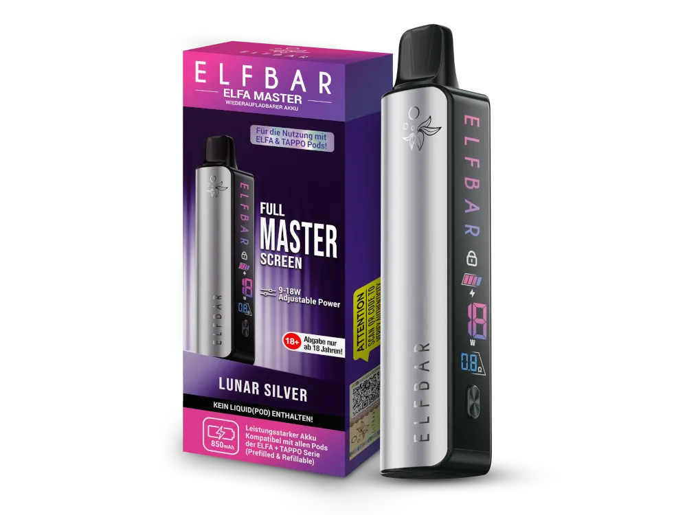 Elfbar Elfa Master Akku 850mAh Silber