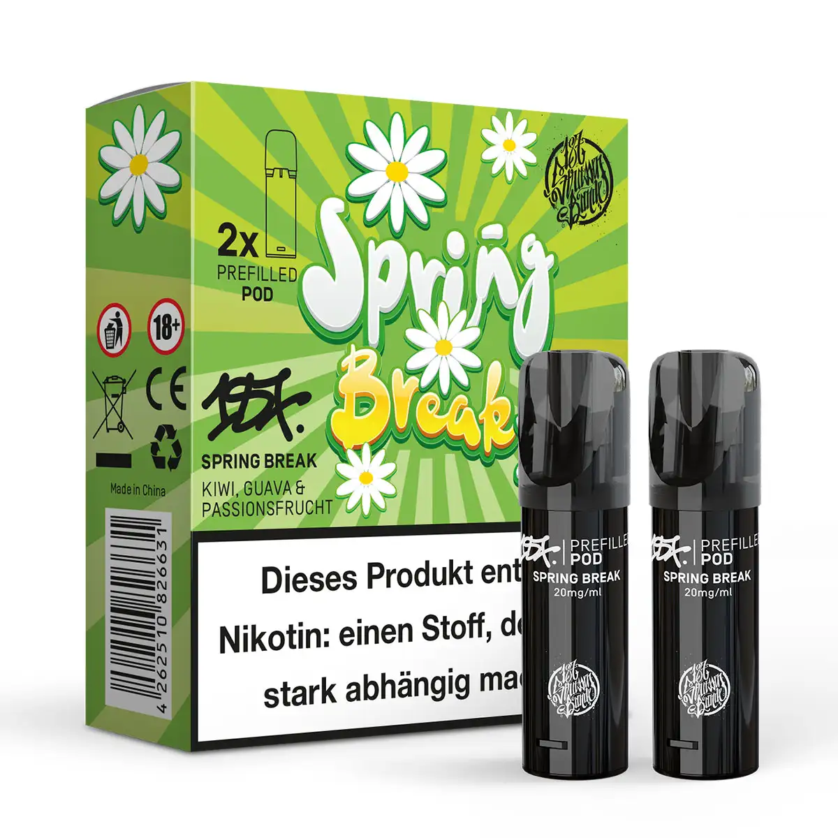 187 Strassenbande Prefilled Pod Spring Break 20mg/ml (2 Stück pro Packung)