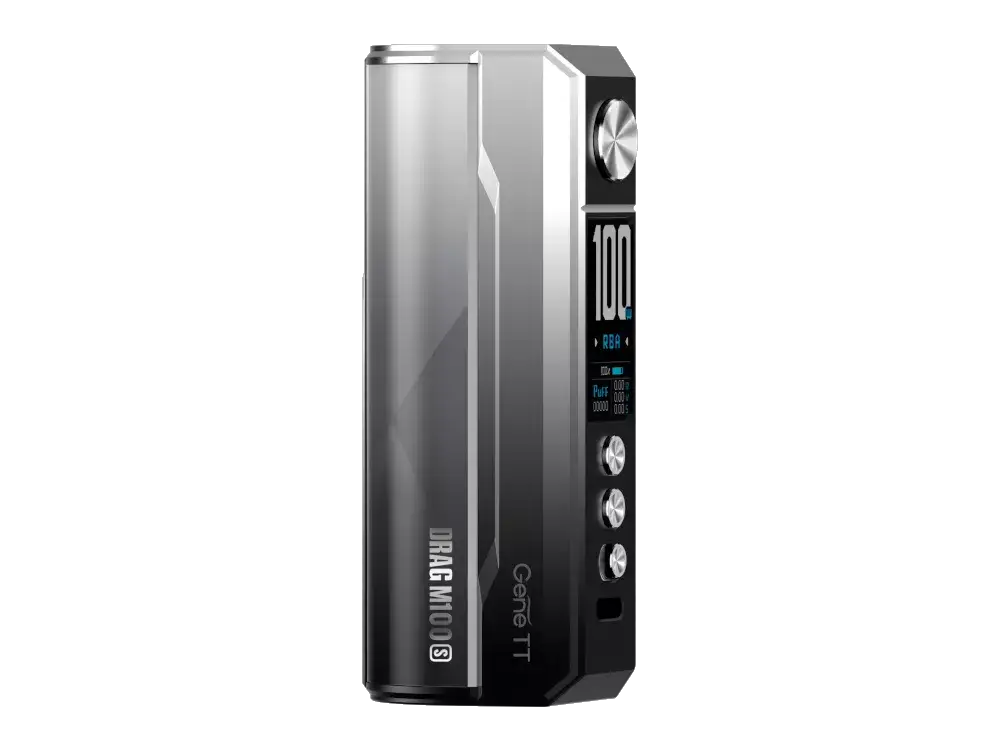 Voopoo Akkuträger Drag M100S Mod Silber Schwarz