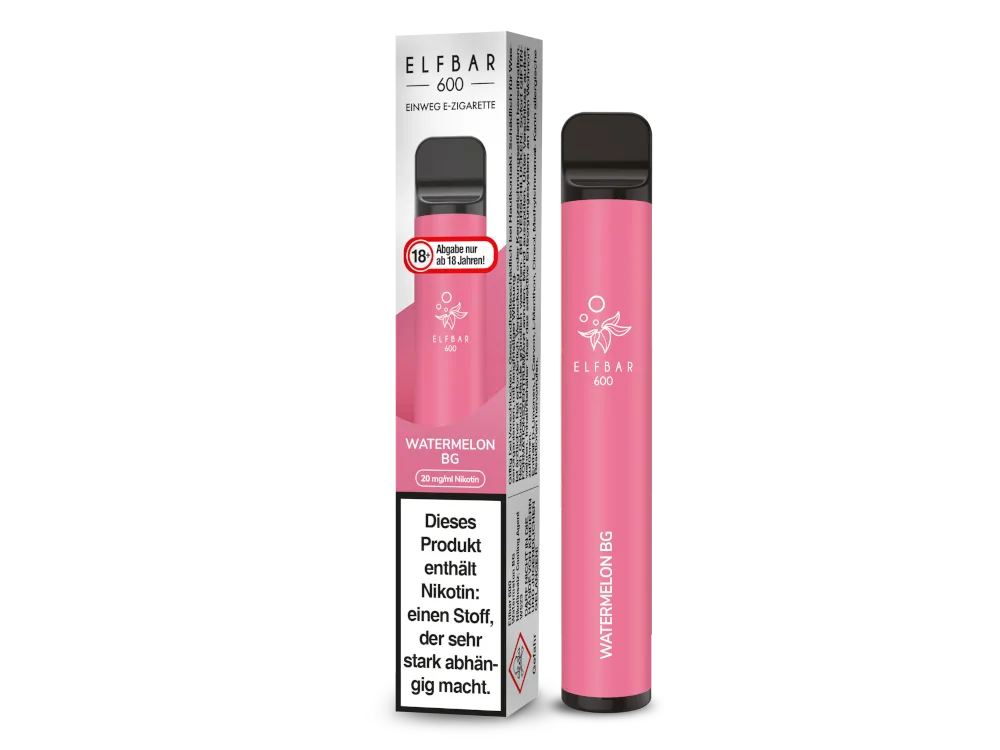 Elfbar Einweg E-Zigarette 600 Watermelon BG 20mg/ml
