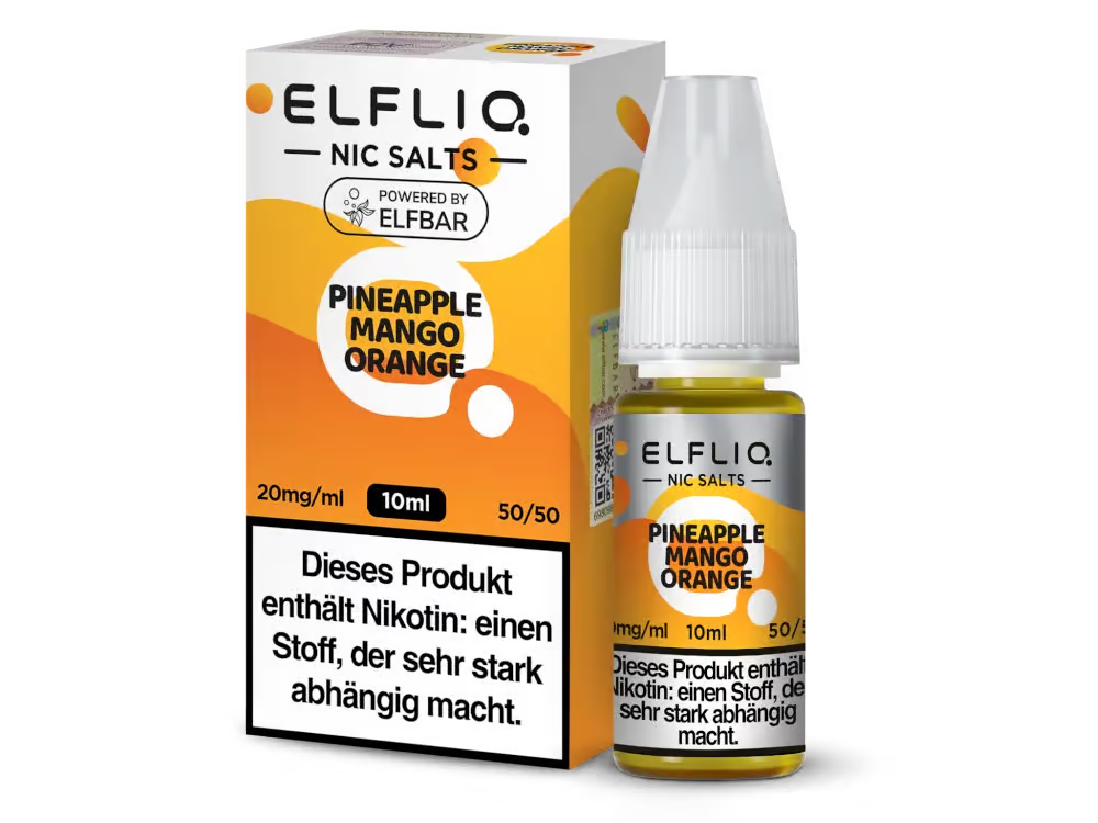 Elfliq Nikotinsalz Liquid Pineapple Mango Orange 20mg/ml 10ml