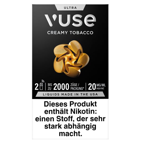 Vuse Prefilled Pod Ultra (2 Stück Pro Packung) Creamy Tobacco