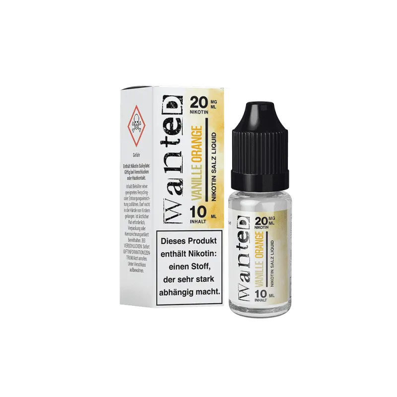 Wanted Nikotinsalz Liquid Overdosed Vanille Orange 20mg/ml 10ml