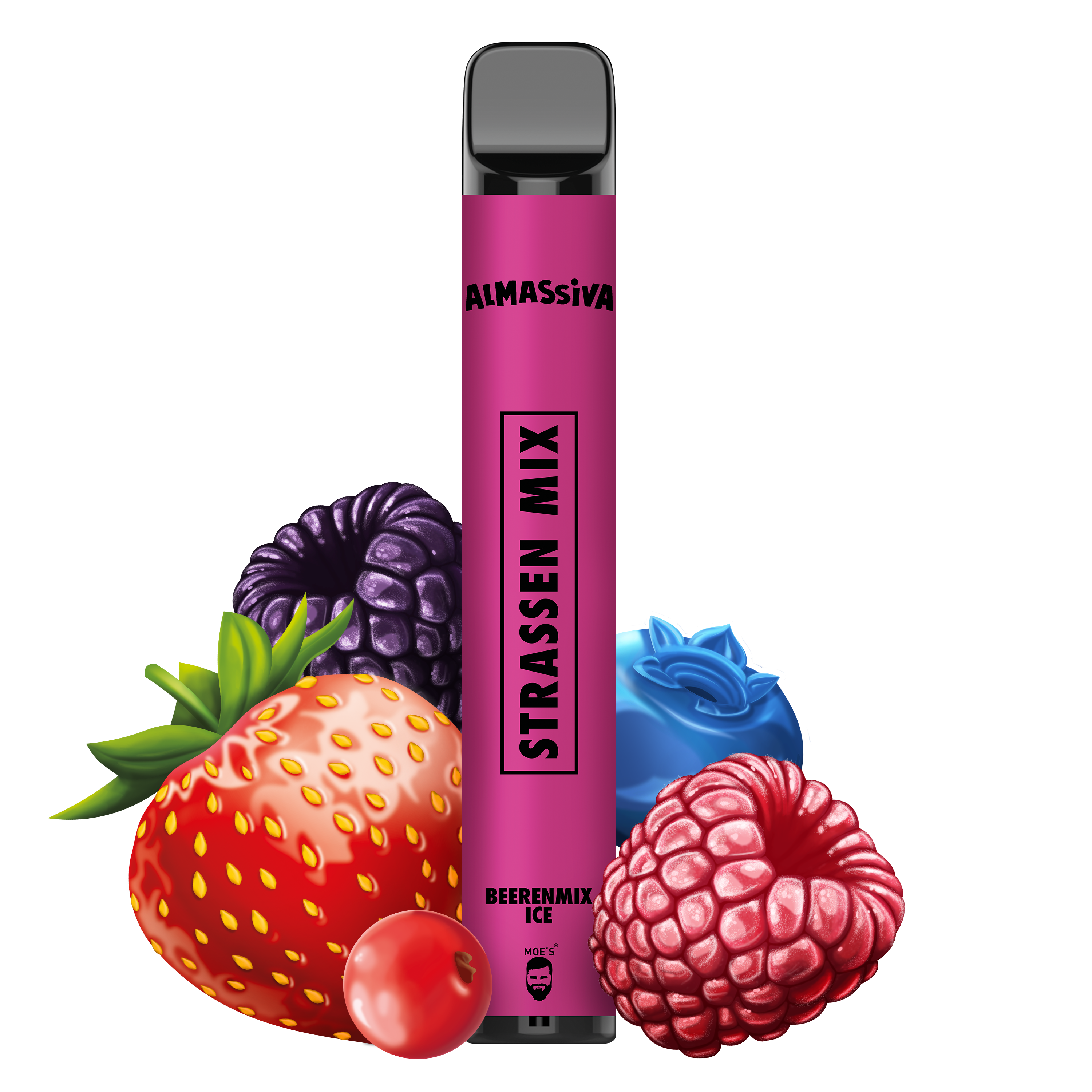 Almassiva Einweg E-Zigarette Strassen Mix 20mg/ml