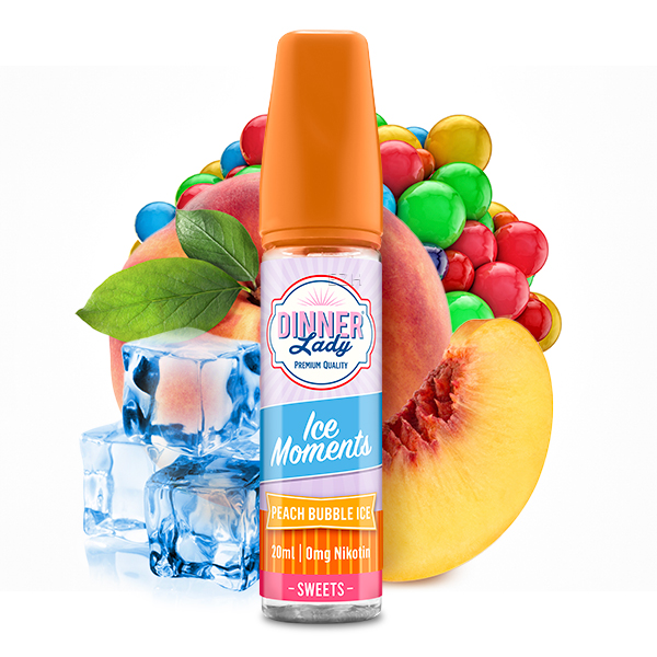 Dinner Lady Aroma Moments Peach Bubble Ice 20ml (Longfill)