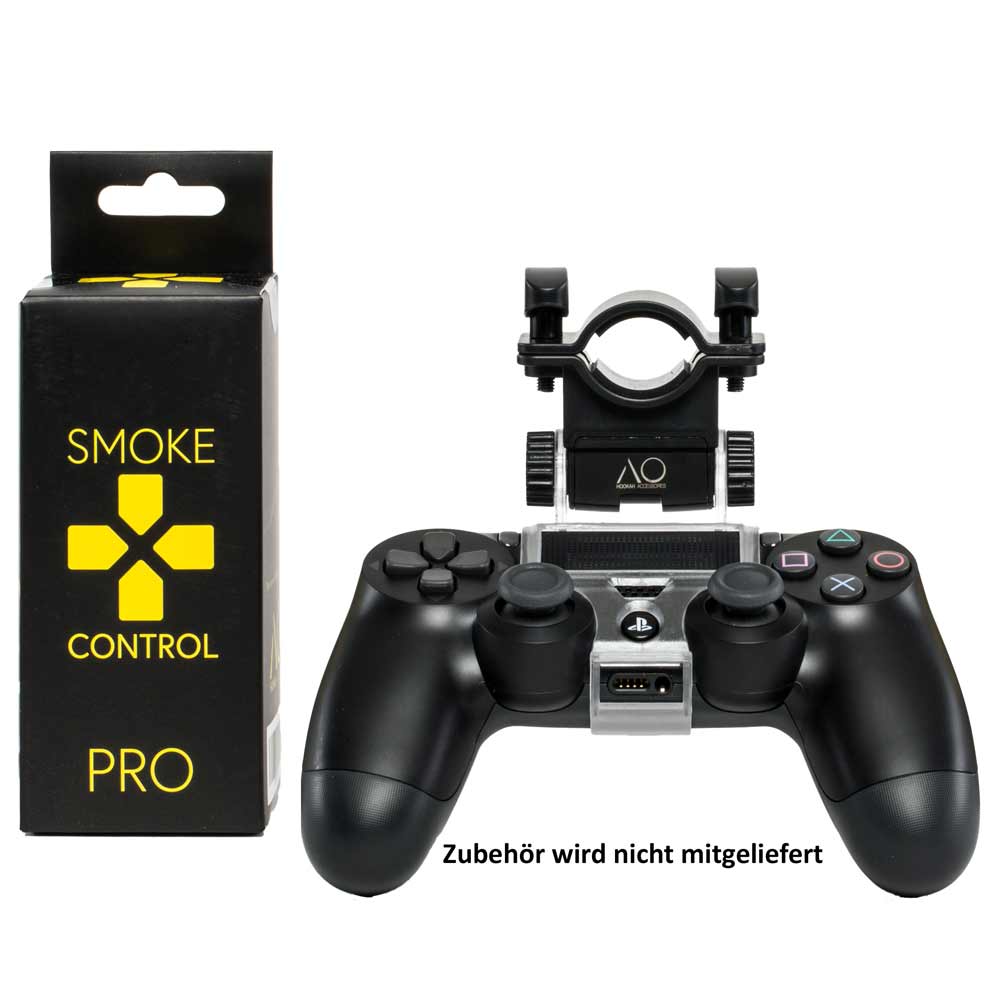 AO Smoke Control Pro Shisha PS4 Controller Schwarz