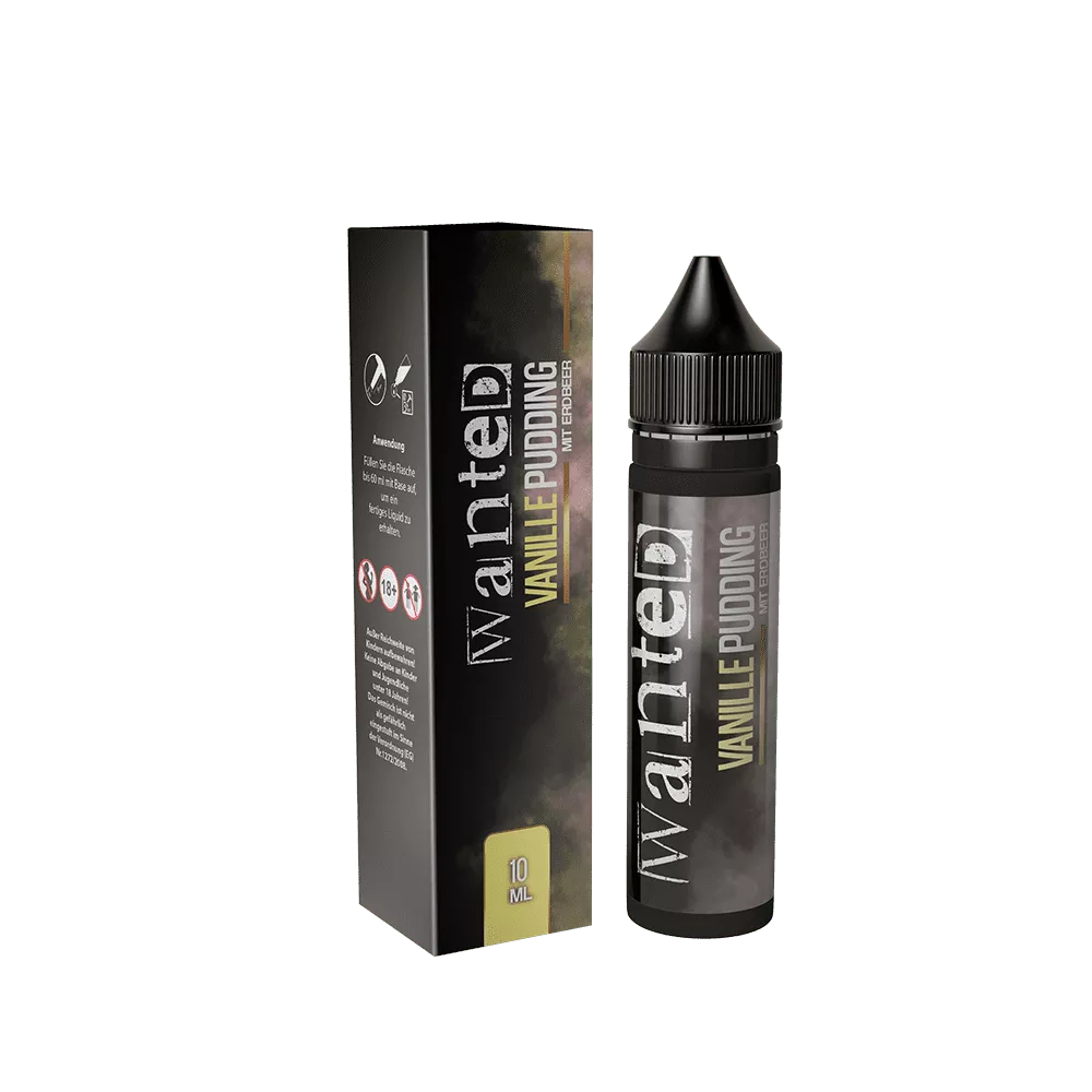 Wanted Aroma Vanillepudding Erdbeere 10ml (Longfill)
