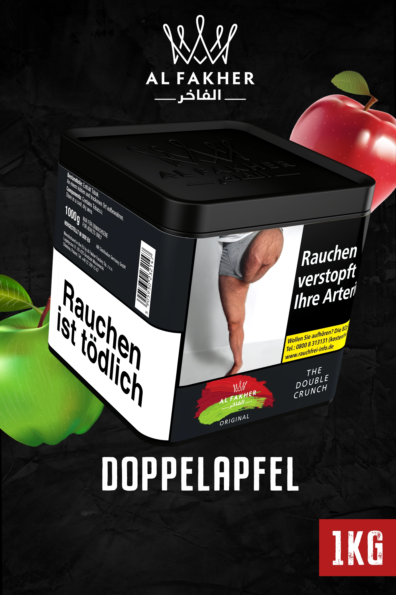 Al Fakher Tabak The Double Crunch 1Kg