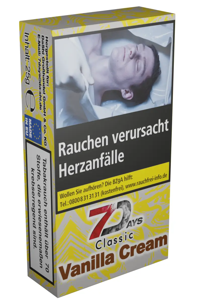 7 Days Tabak Classic Vanilla Cream 25g