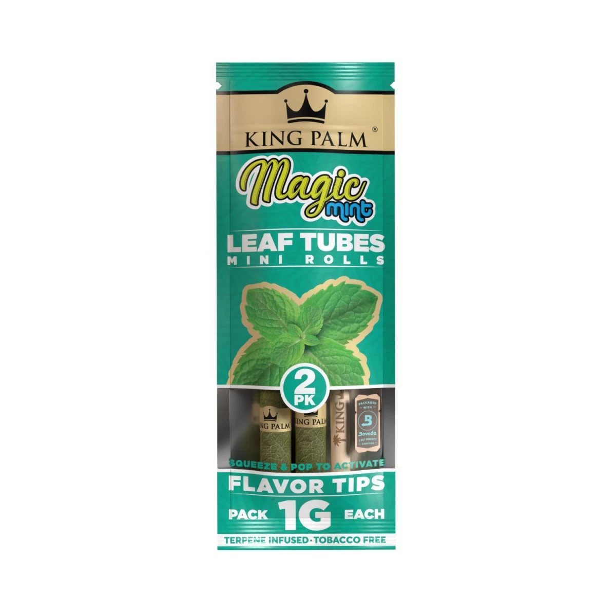 King Palm Rolls Mini (2 Stück pro Packung) Magic Mint
