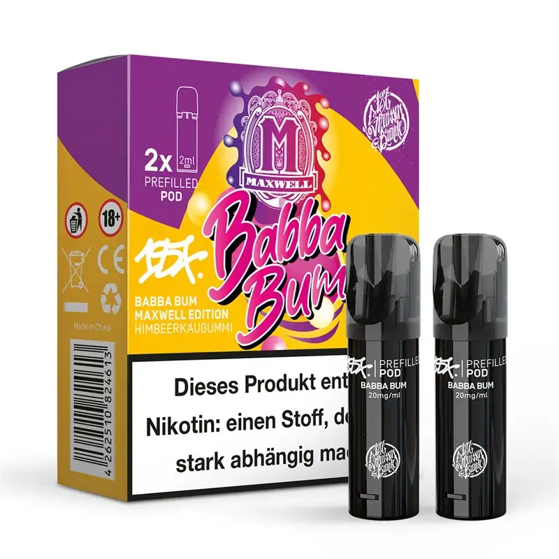 187 Strassenbande Prefilled Pod Babba Bum 20mg/ml (2 Stück pro Packung)