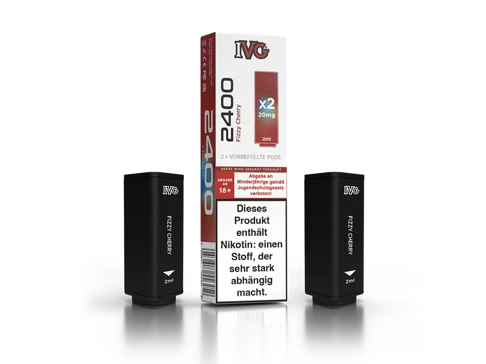 IVG Pod 2400 Fizzy Cherry 20mg/ml (2 Stück pro Packung)