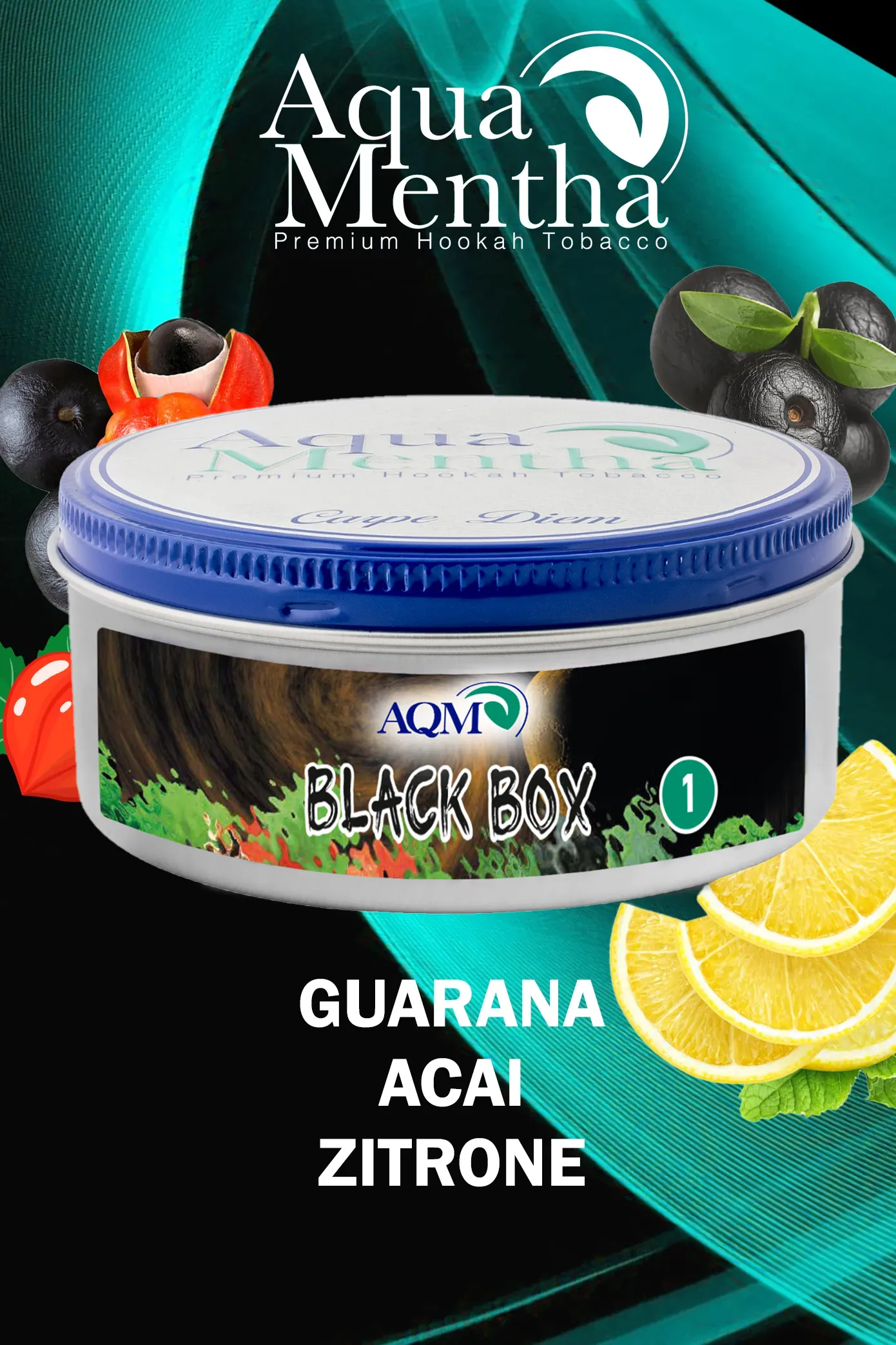 Aqua Mentha Tabak Black Box 200g
