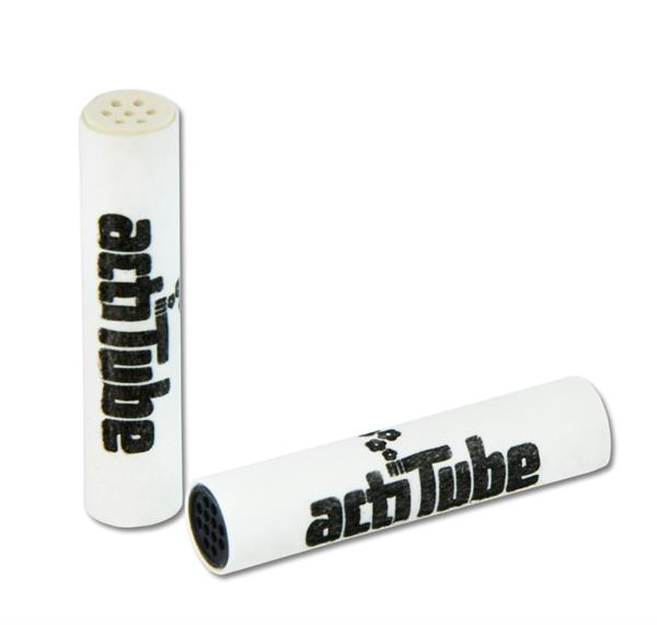 actiTube Aktivkohlefilter Slim 8mm (10 Stück pro Packung)