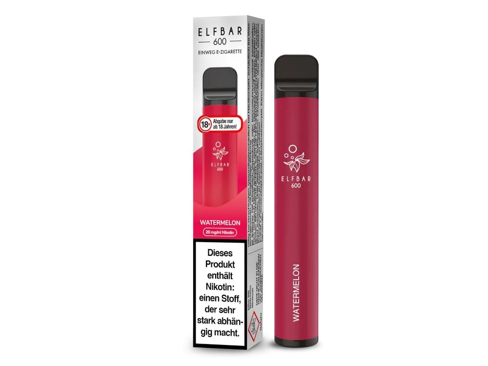 Elfbar Einweg E-Zigarette 600 Watermelon 20mg/ml