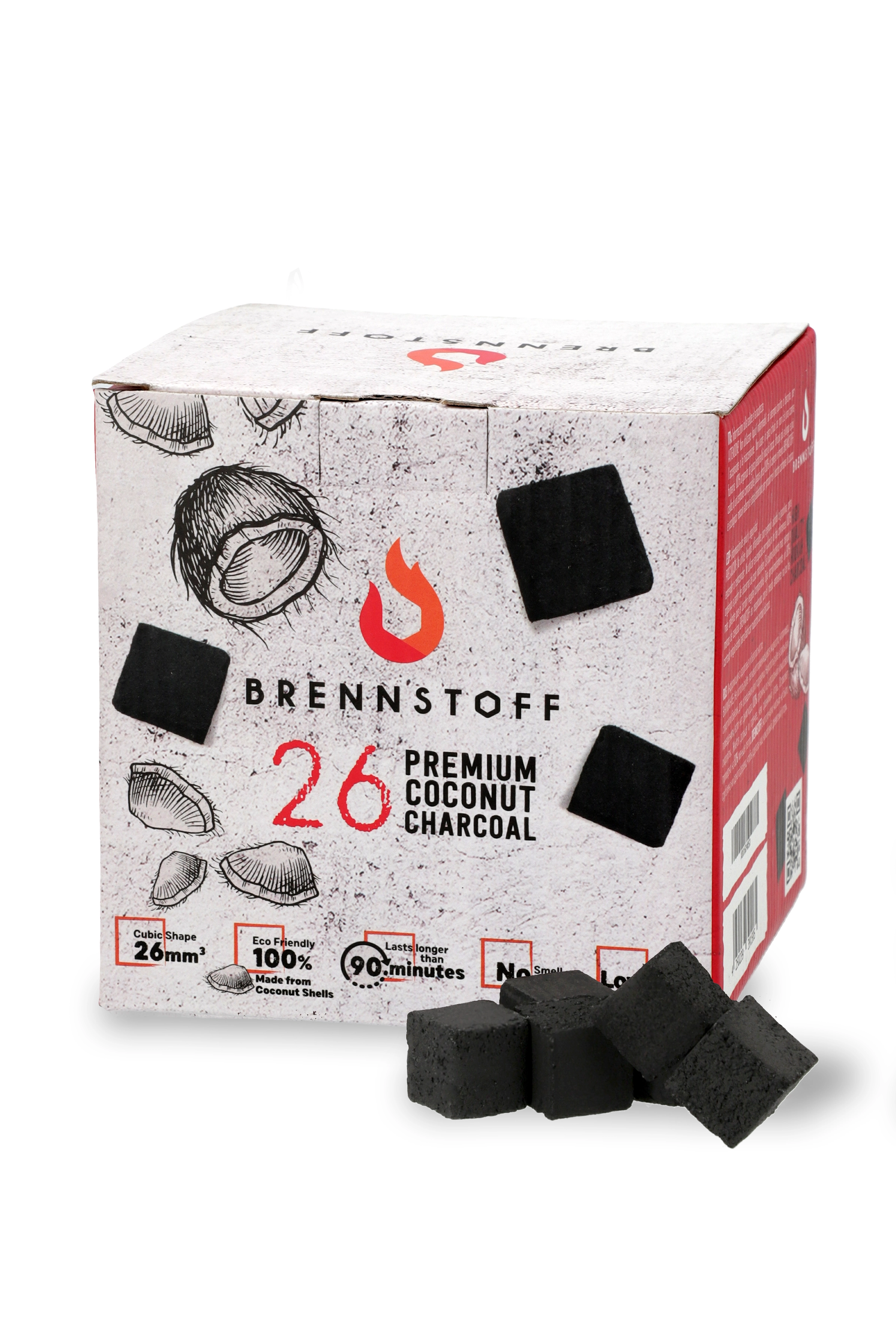 Brennstoff Naturkohle 26mm 1Kg