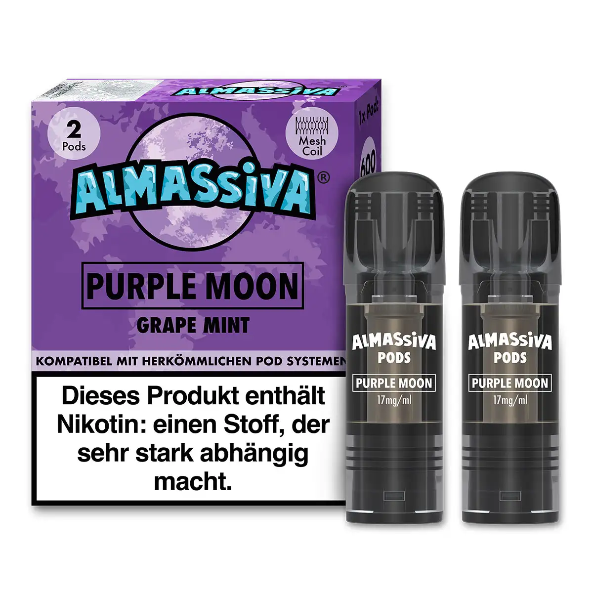 Al Massiva Prefilled Pod 17mg/ml (2 Stück pro Packung) Purple Moon