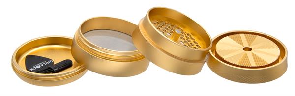 V-Syndicate Grinder Gridlock Metall Gold 4-teilig 72mm