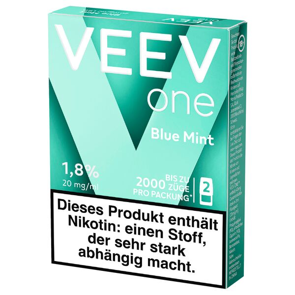 Veev Prefilled Pod One (2 Stück Pro Packung) Blue Mint