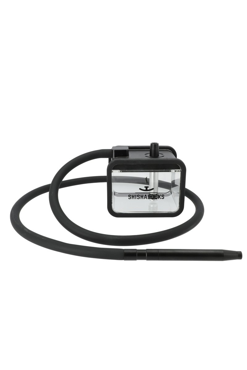 Shishabucks Shisha Cloud Tank Hookah Schwarz Silber