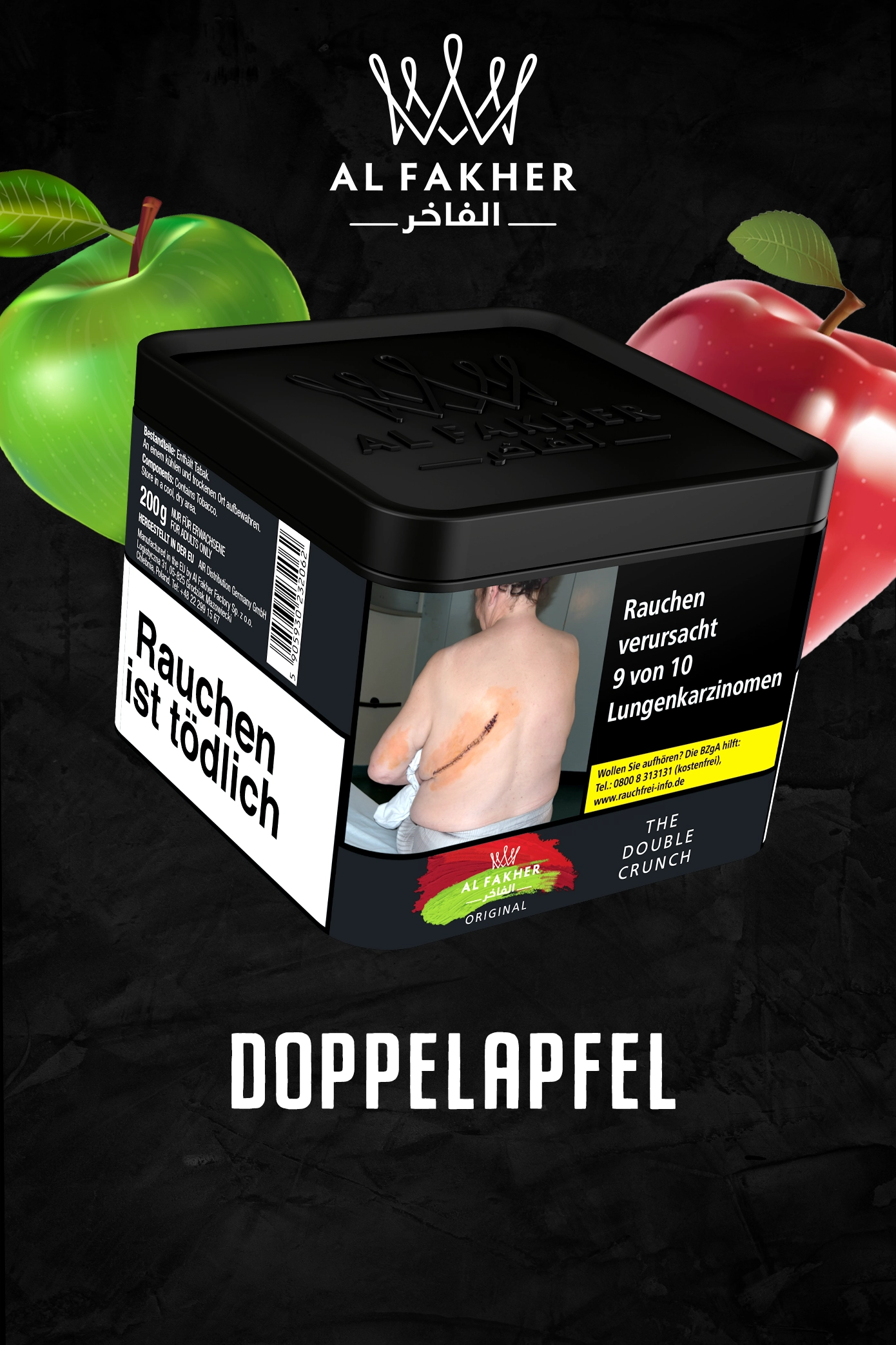 Al Fakher Tabak The Double Crunch 200g