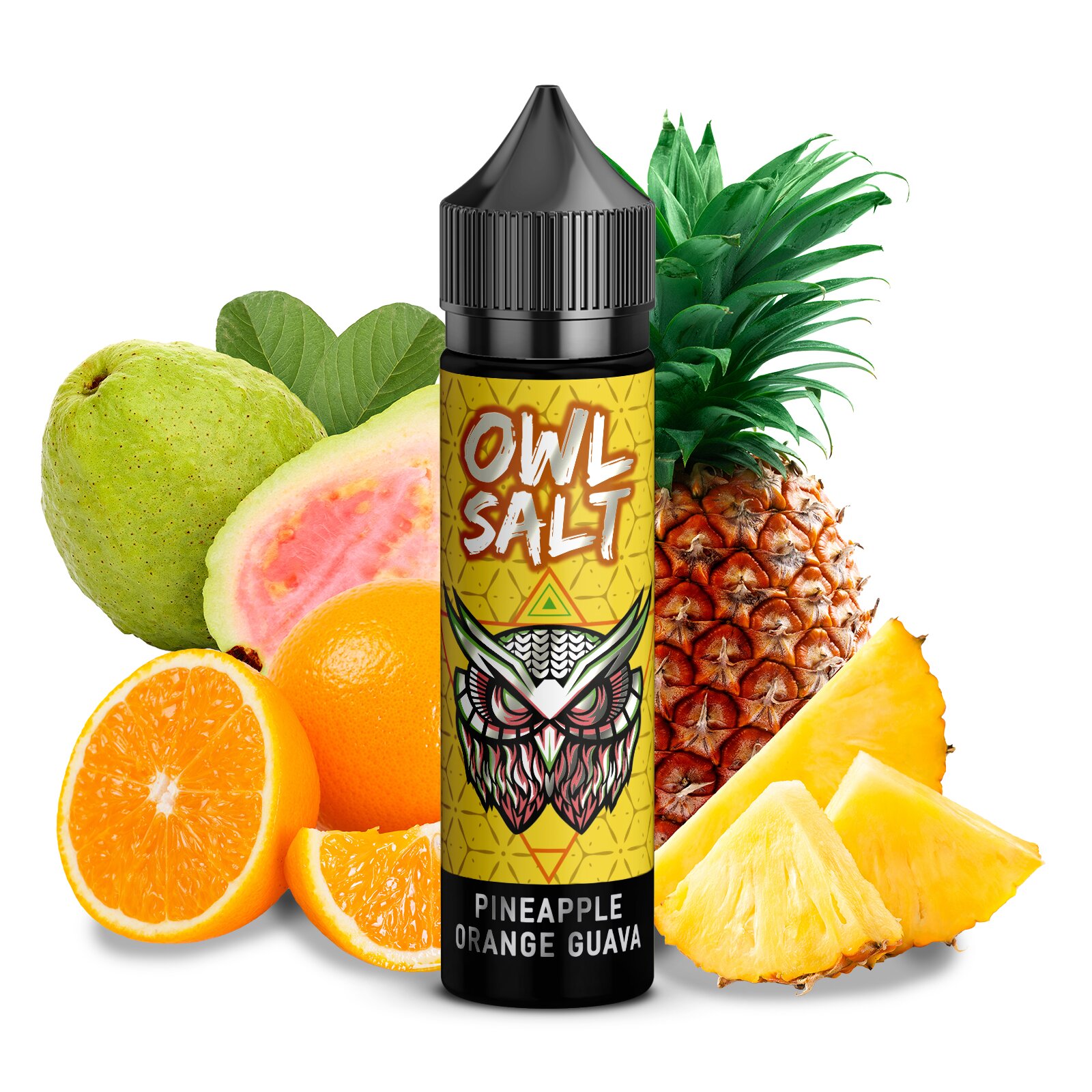 Owl Salt Aroma Pineapple Orange Guava 10ml (Longfill)