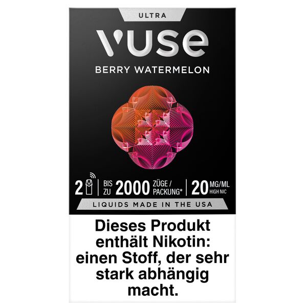 Vuse Prefilled Pod Ultra (2 Stück Pro Packung) Watermelon Hibiscus