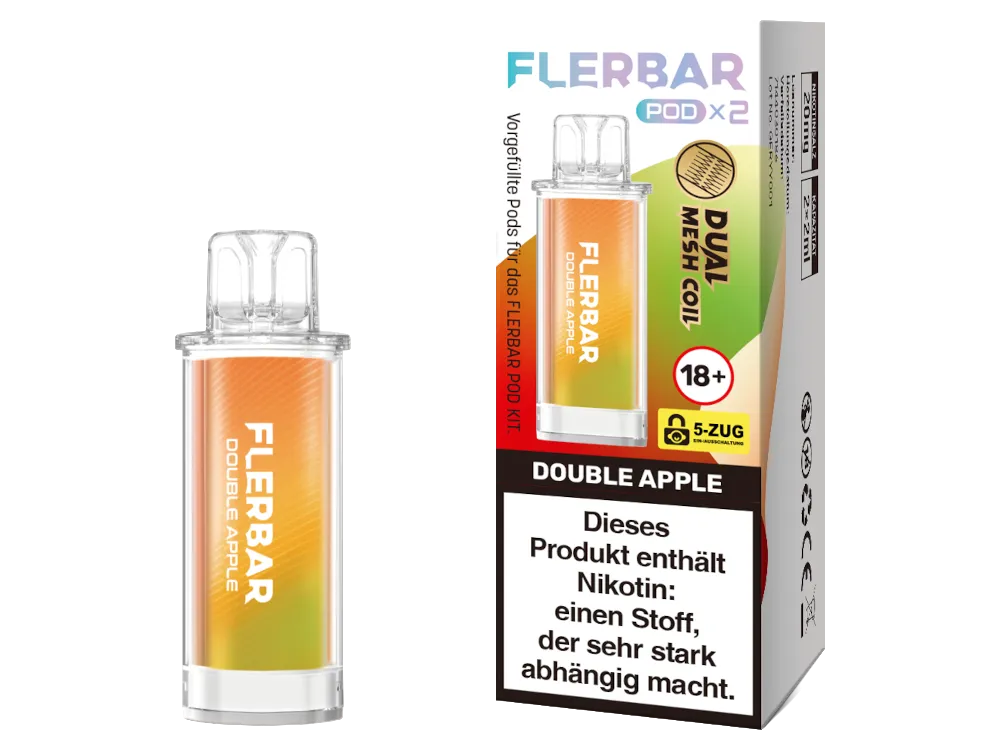 Flerbar Prefilled Pod 20mg/ml (2 Stück pro Packung) Double Apple